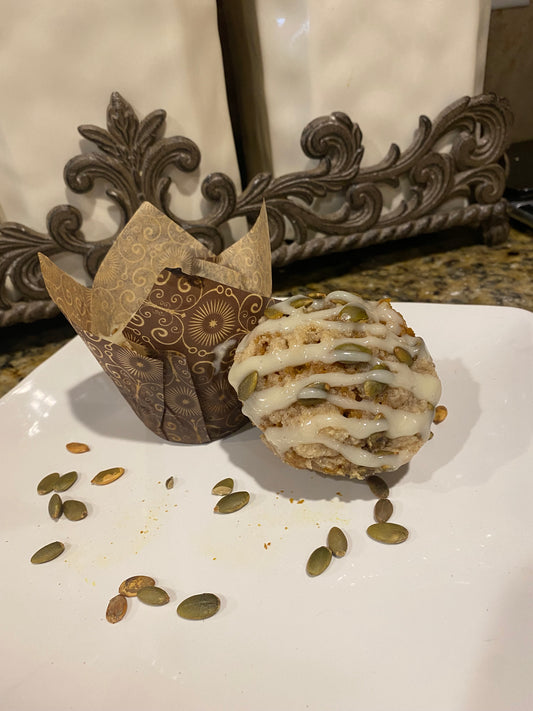 Banana walnut muffin