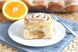 Cinnamon Orange sweet roll